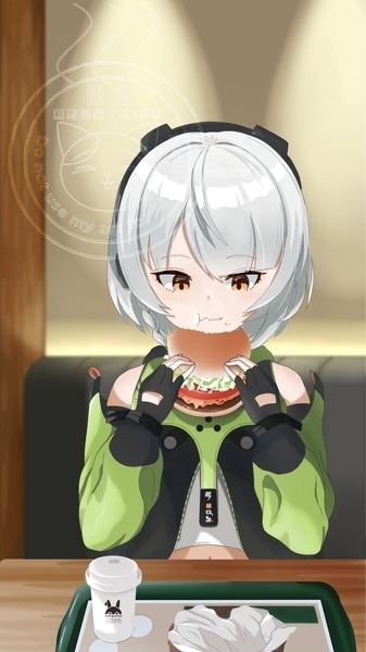 二次創作　一枚絵イラスト(通常背景)