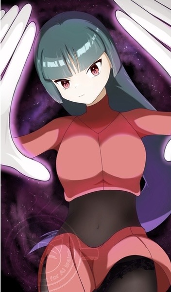 二次創作　一枚絵イラスト(通常背景)