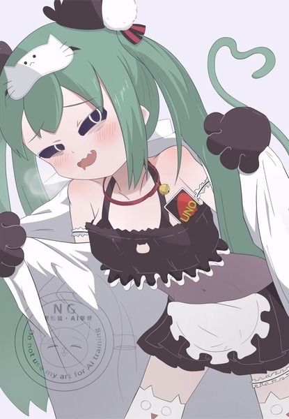 二次創作　一枚絵イラスト(背景無し)