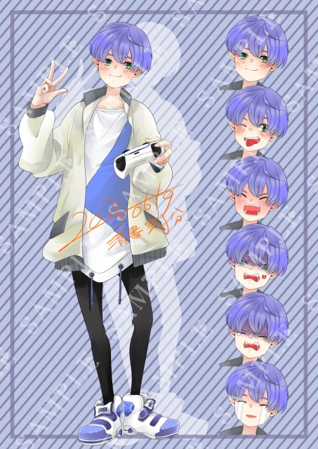 立ち絵 表情差分 sample