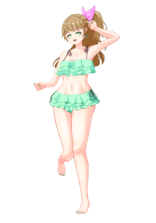 IRIAM 2024年水着立ち絵
