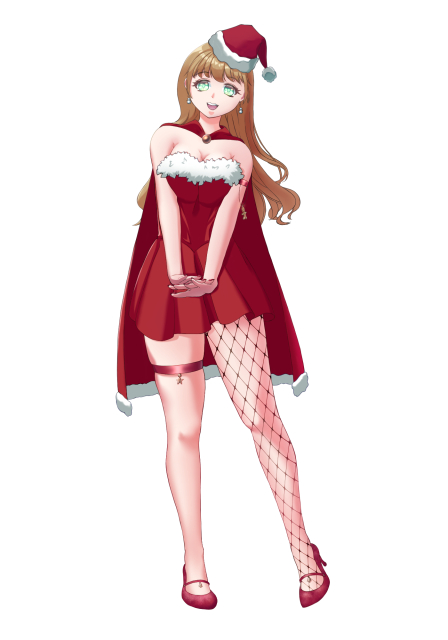 IRIAM クリスマス立ち絵