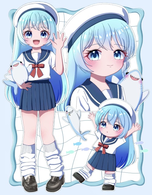 詰め込みイラストサンプル