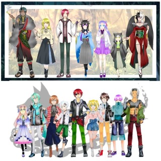 アナログとデジタルイラスト