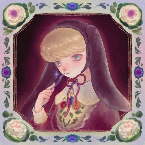 黒うさぎのお食事