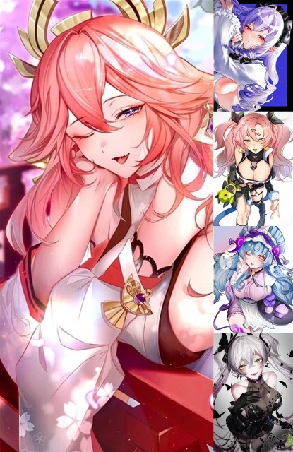 女性　１枚絵サンプル