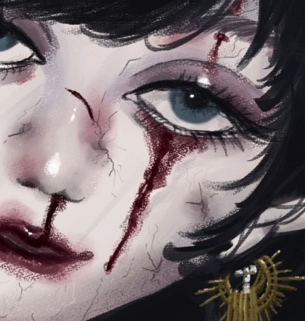 厚塗りイラスト（お顔のみ）