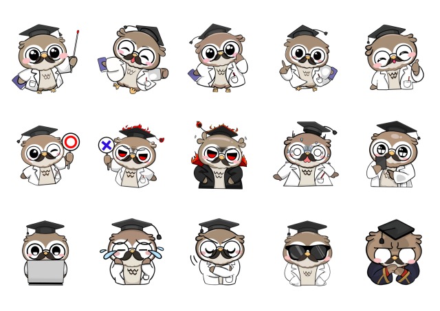 SNS用マスコットキャラクターデザイン