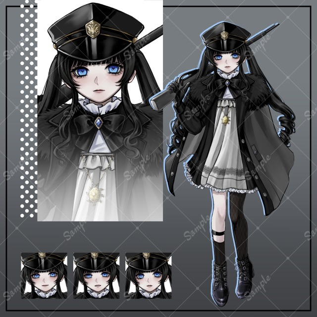 サンプルイラスト女子