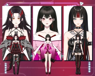 クールな女性モデル