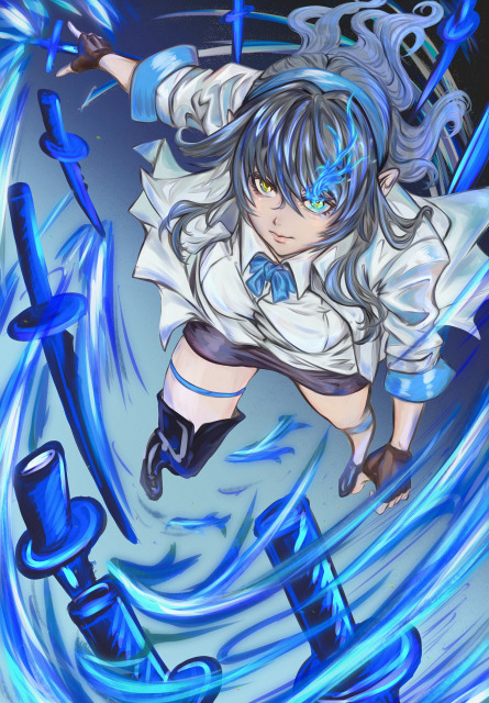 トレカ風イラスト