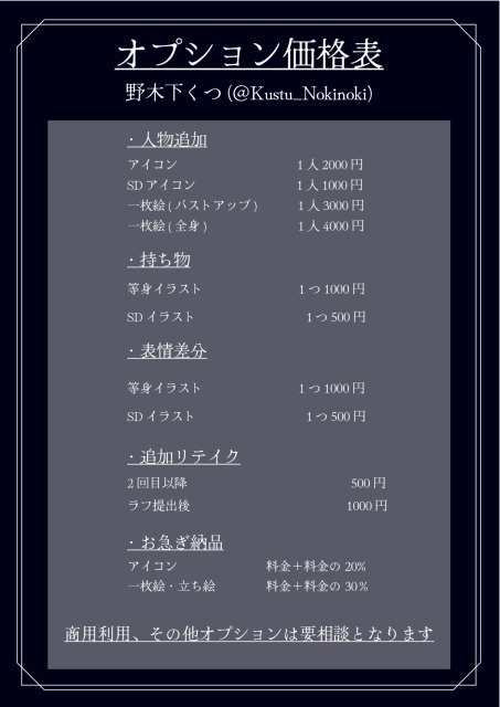 オプション価格表