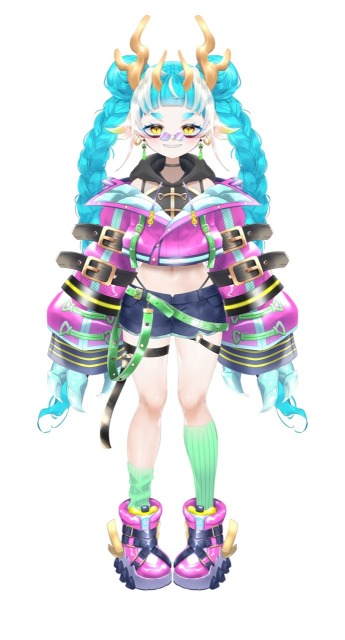 サイバーパンクドラゴンちゃん