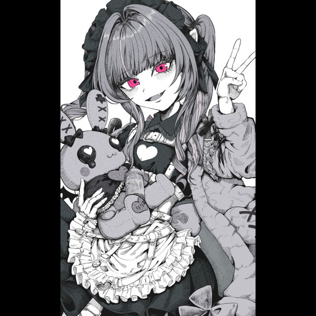 一枚絵イラスト　作例