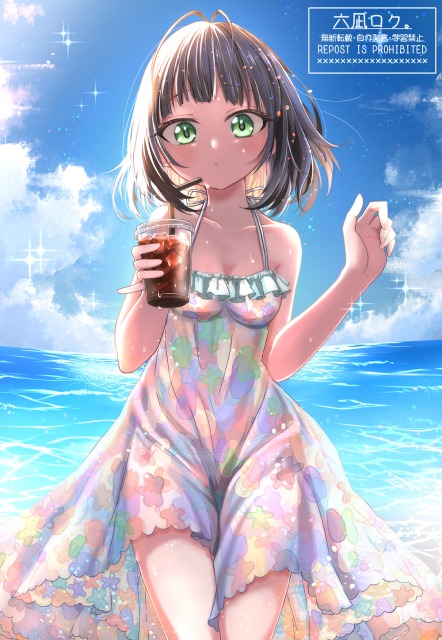 背景付きイラストサンプル