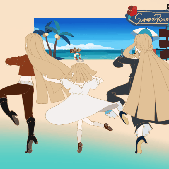 くるくる踊る女の子