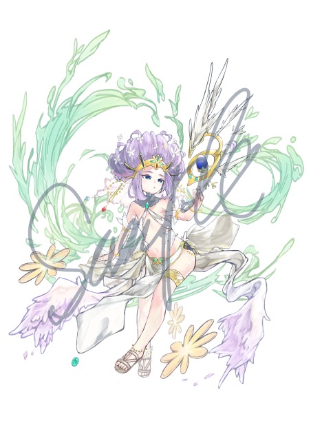 立ち絵・キャラデザサンプル