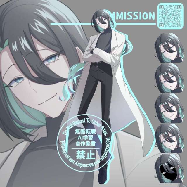 アニメ塗り立ち絵依頼　サンプル