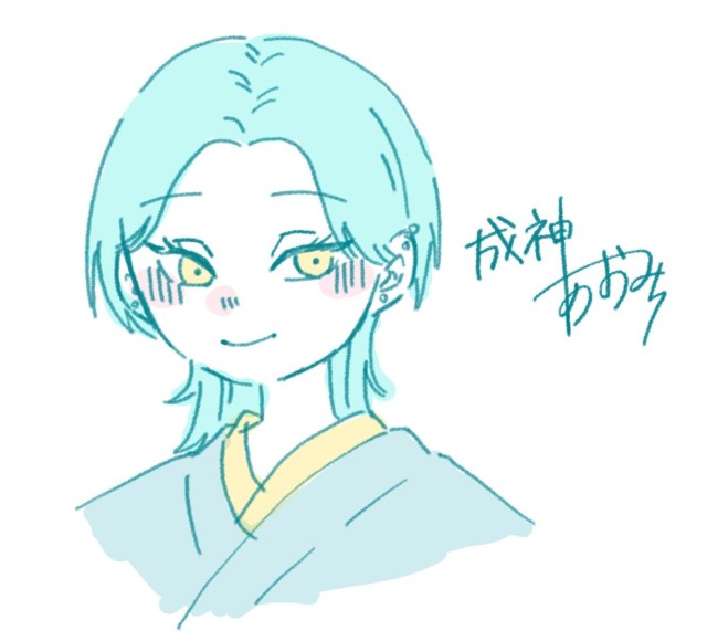 ゆるイラスト(バストアップ)