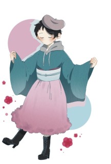 ゆるイラスト(全身)