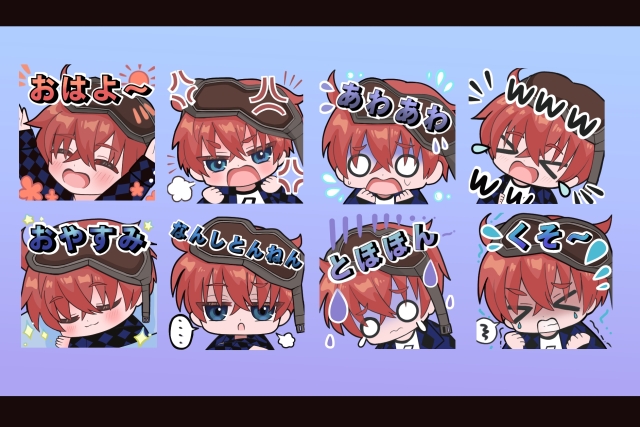 ご依頼イラスト　Twitchスタンプ