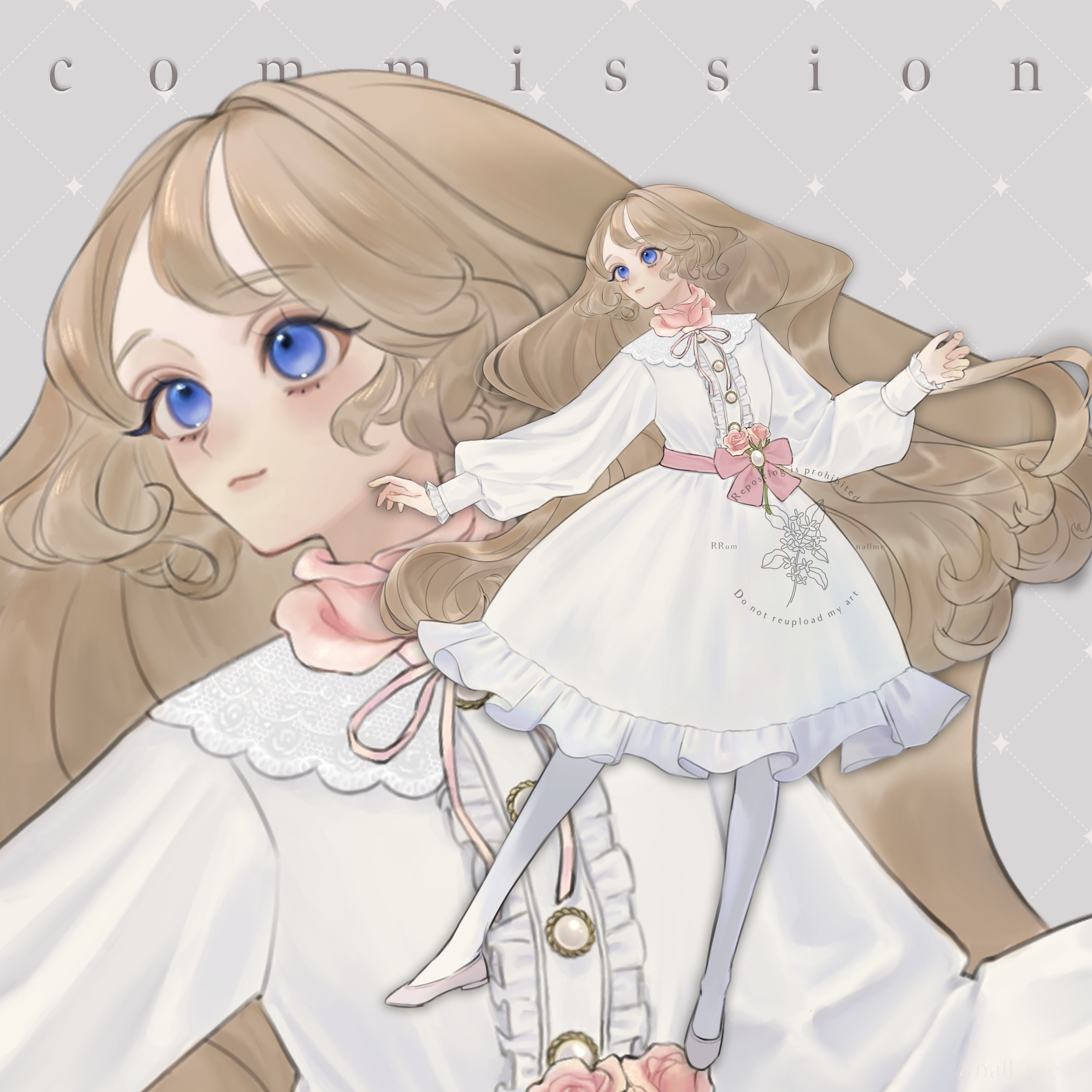 ご依頼イラスト 専用ページ DOLLYなSDイラストをお描きします。可憐でちょっと豪華なSD