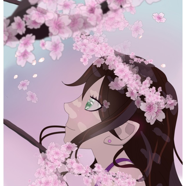 背景付きイラスト