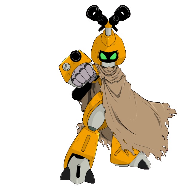 某ロボットゲーム（絵柄寄せ＋ポーズアレンジ）