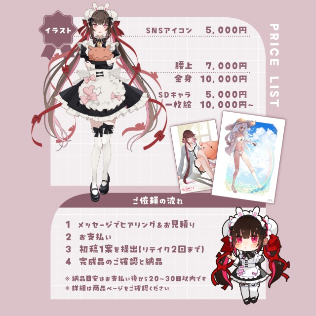 料金表（イラスト）