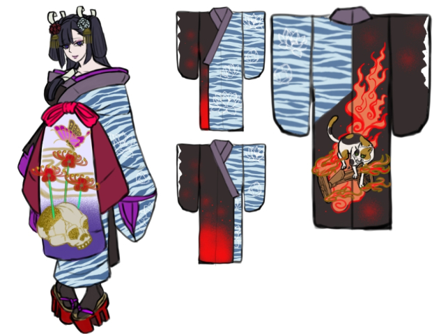 衣装デザイン(和風系統)