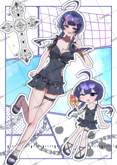 詰め込みイラスト依頼サンプル3