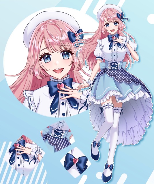 Vtuber・IRIAM配信やTRPG用立ち絵