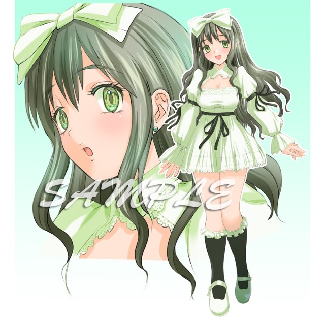 グリーンガール＆習作兼サンプル