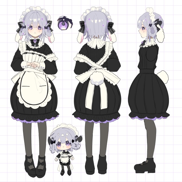 【キャラデザ】清書/カラーラフ