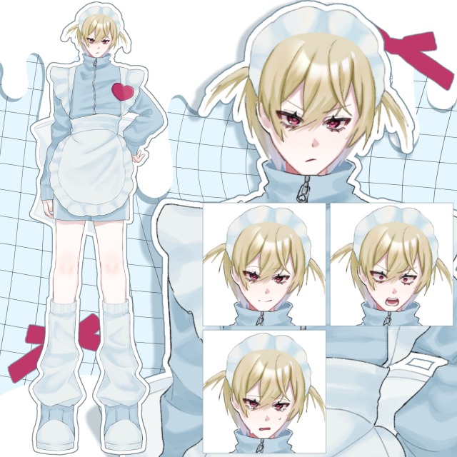 ジャージメイド金髪男子