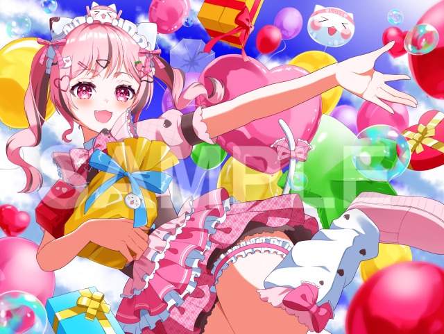 猫板あいる様　誕生日記念一枚絵