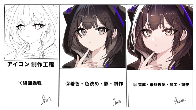 アイコンの制作の流れ