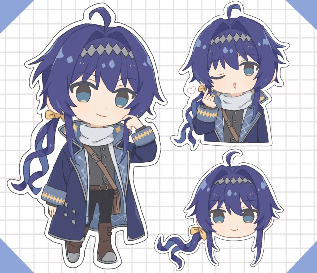 ぽてっとしたSDキャライラスト