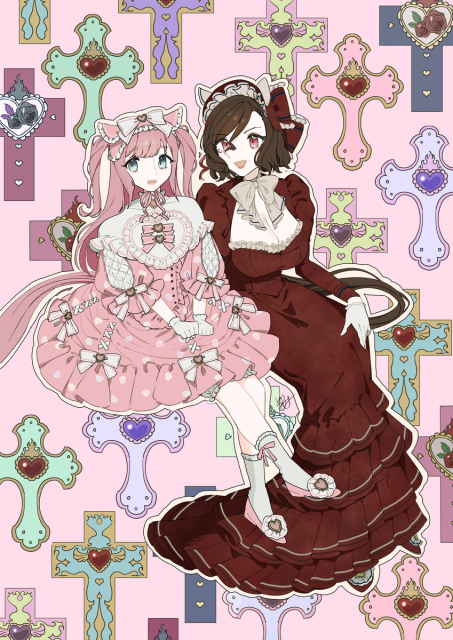 簡易塗り(アニメ塗り)作例