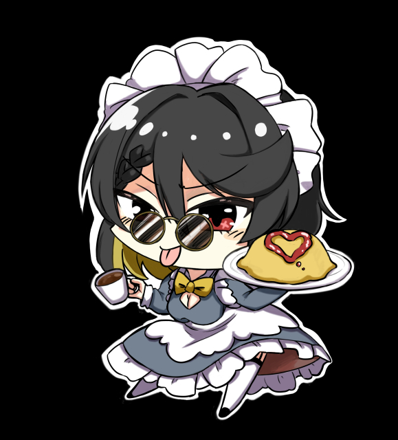 OC「メイドの前川ちゃん」SDイラスト