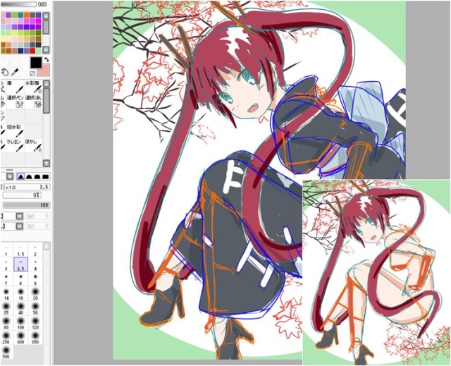 立ち絵　キャラクターデザイン　オリジナルキャラクター