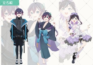 立ち絵イラスト（4ページ）※一部衣装デザイン担当
