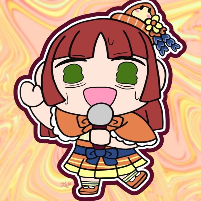 テトリス風イラスト