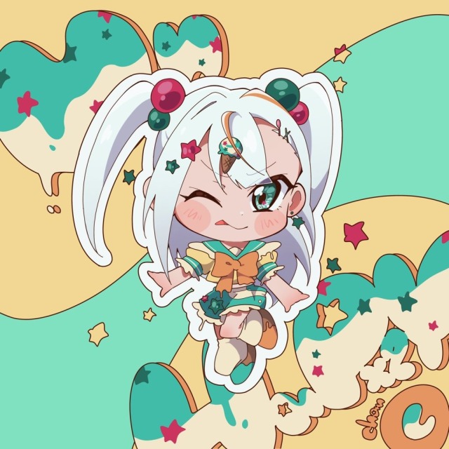 SDキャラクター＋背景