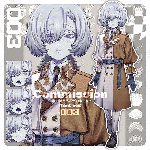 立ち絵サンプル（コミッション作品）