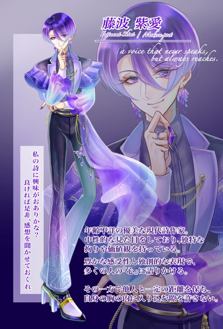 オリジナルキャラクター　藤波紫愛