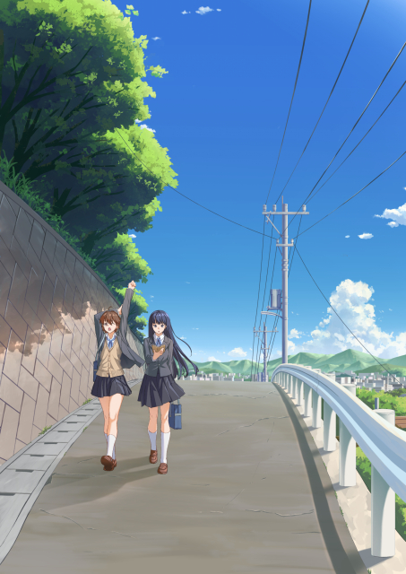 背景有りイラスト