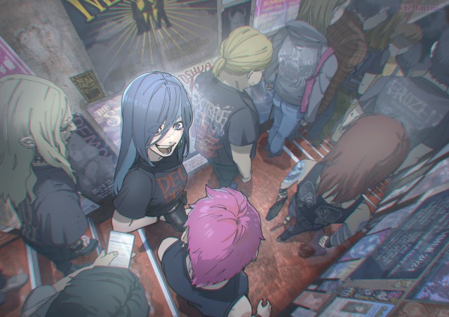 ライブハウスの廊下