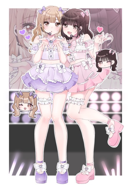 背景付き立ち絵サンプル