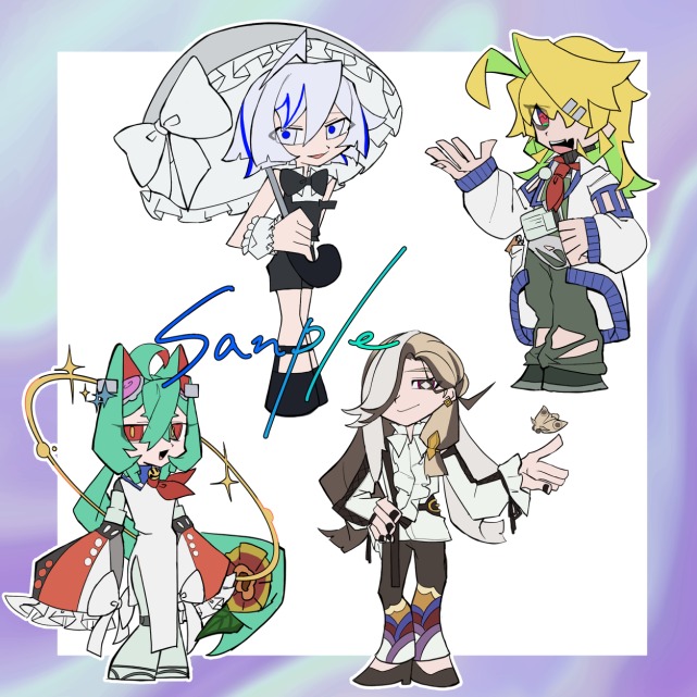 カートゥーン風立ち絵